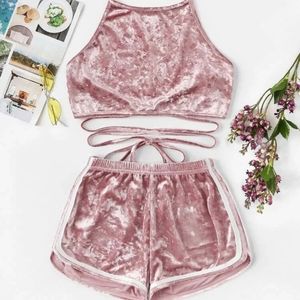 Two peice velvet set